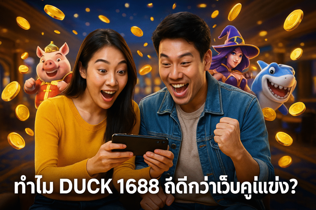 ทำไม DUCK 1688 ถึงดีกว่าเว็บคู่แข่ง?