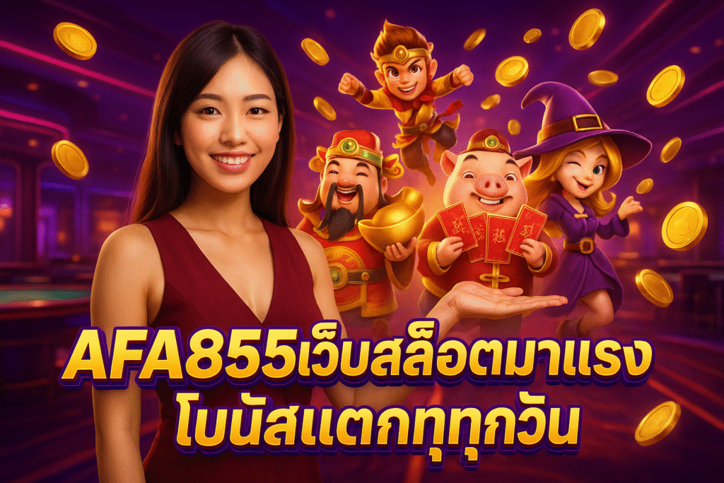 FAFA855เว็บสล็อตมาแรง โบนัสแตกทุกวัน